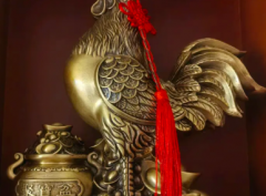 黄铜公鸡摆件